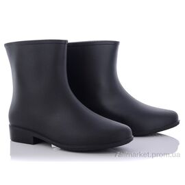Гумове взуття жіноче Весна/осінь AG01-1 черный (6 пар р.36-40) "Class Shoes" недорого оптом від прямого постачальника