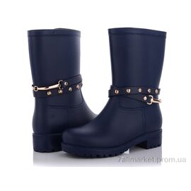 Гумове взуття жіноче Весна/осінь A707 синий (6 пар р.36-40) "Class Shoes" недорого оптом від прямого постачальника