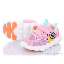 Кросівки дитячі модні Весна/осінь BD8056 pink (8 пар р.21-25) "Class Shoes" недорого оптом від прямого постачальника