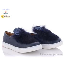 Фотография Слипоны детские без шнурков Весна/осень FL1821 navy (6 пар р.31-36) "Clibee-Doremi" недорого оптом от прямого поставщика