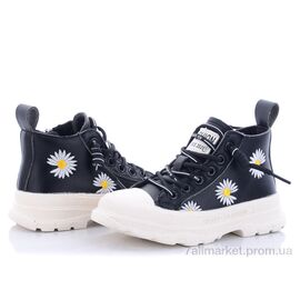 Кеди дитячі легкі Весна/осінь 2019 black (7 пар р.26-30) "Эльффей" недорого оптом від прямого постачальника