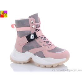 Черевики жіночі стильні Весна/осінь BSK21-41-1202 (8 пар р.36-40) "BG" недорого оптом від прямого постачальника