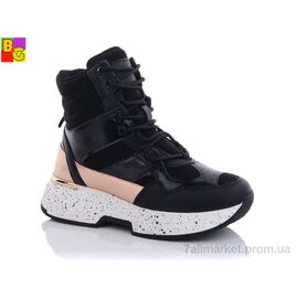 Черевики жіночі стильні Весна/осінь BSK21-64-04 (6 пар р.36-39) "BG" недорого оптом від прямого постачальника