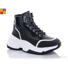 Черевики жіночі стильні Весна/осінь BSK21-56-04 (6 пар р.36-39) "BG" недорого оптом від прямого постачальника