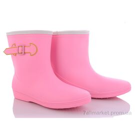 Гумове взуття жіноче Весна/осінь 817 розовый (6 пар р.36-39) "Class Shoes" недорого оптом від прямого постачальника