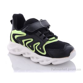 Фотография Кроссовки детские модные Весна/осень 1-B8 black (5) (5 пар р.27-30) "Buddy Sheep" недорого оптом от прямого поставщика