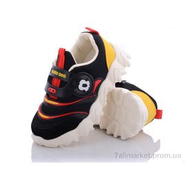 Кросівки дитячі модні Весна/осінь BD2021-1 черный (8 пар р.26-30) "Class Shoes" недорого оптом від прямого постачальника