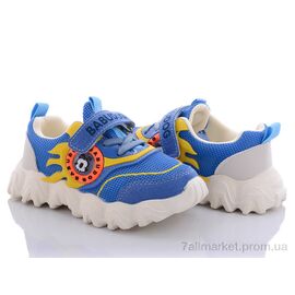 Кросівки дитячі модні Весна/осінь BD2023-1 голубой (8 пар р.26-30) "Class Shoes" недорого оптом від прямого постачальника