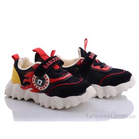 Кросівки дитячі модні Весна/осінь BD2023-1 черный (8 пар р.26-30) "Class Shoes" недорого оптом від прямого постачальника