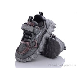 Кросівки дитячі модні Весна/осінь BD2031-1 серый (8 пар р.26-31) "Class Shoes" недорого оптом від прямого постачальника