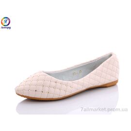 Фотография Балетки детские на девочку Весна/осень E1-7 (8 пар р.32-37) "Леопард" недорого оптом от прямого поставщика