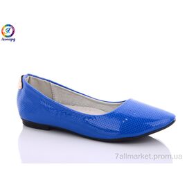 Фотография Балетки детские на девочку Весна/осень W83-3 (8 пар р.32-37) "Леопард" недорого оптом от прямого поставщика