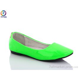 Фотография Балетки детские на девочку Весна/осень W83-19 (8 пар р.32-37) "Леопард" недорого оптом от прямого поставщика