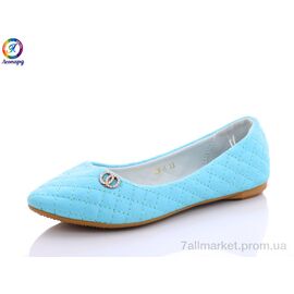 Фотография Балетки детские на девочку Весна/осень E8-6 (8 пар р.32-37) "Леопард" недорого оптом от прямого поставщика