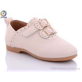 Фотография Туфли детские удобные Весна/осень A2 beige (10 пар р.26-30) "Леопард" недорого оптом от прямого поставщика