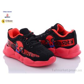 Фотография Кроссовки детские модные Весна/осень GF908-1 black-red (6 пар р.26-31) "Clibee-Doremi" недорого оптом от прямого поставщика