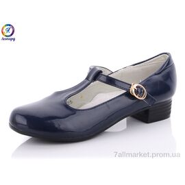 Туфлі дитячі зручні Весна/осінь 66-25 (8 пар р.32-37) "Леопард" недорого оптом від прямого постачальника