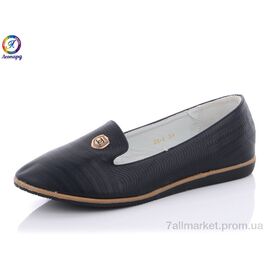 Балетки дитячі на дівчинку Весна/осінь T8-1 (8 пар р.32-37) "Леопард" недорого оптом від прямого постачальника