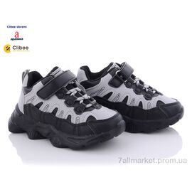Кросівки дитячі модні Весна/осінь DC50 balck (6 пар р.27-31) "Clibee-Doremi" недорого оптом від прямого постачальника