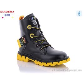 Черевики дитячі зручні Весна/осінь H322-4 (8 пар р.32-37) "GFB-Канарейка" недорого оптом від прямого постачальника