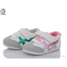 Фотография Кроссовки детские модные Весна/осень A63 mix (5 пар р.23-25) "Леопард" недорого оптом от прямого поставщика