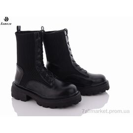 Черевики жіночі стильні Весна/осінь 5443-OK99 (6 пар р.36-40) "Башили" недорого оптом від прямого постачальника