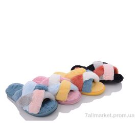 Тапки жіночі для будинку Весна/осінь A13-6 mix (12 пар р.36-41) "Deshman" недорого оптом від прямого постачальника