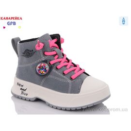 Фотография Ботинки детские удобные Весна/осень G1446-5 (8 пар р.21-26) "GFB-Канарейка" недорого оптом от прямого поставщика