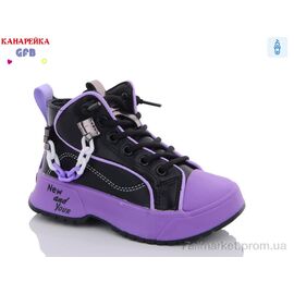 Фотография Ботинки детские удобные Весна/осень G1448-1 (8 пар р.21-26) "GFB-Канарейка" недорого оптом от прямого поставщика