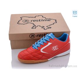 Фотография Футбольная обувь мужские Весна/осень DMB22030 red-white-skyblue (8 пар р.41-45) "Restime" недорого оптом от прямого поставщика