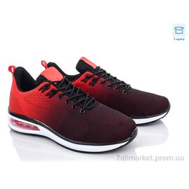 Кросівки чоловічі модні Весна/осінь J737 red (8 пар р.40-45) "Hongquan" недорого оптом від прямого постачальника