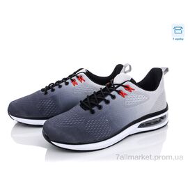 Кросівки чоловічі модні Весна/осінь J737 grey (8 пар р.40-45) "Hongquan" недорого оптом від прямого постачальника