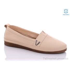 Туфлі жіночі стильні Весна/осінь 470 beige (5 пар р.36-40) "Viva Star" недорого оптом від прямого постачальника