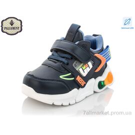 Фотография Кроссовки детские модные Весна/осень WM451-2 LED (8 пар р.23-28) "PALIAMENT" недорого оптом от прямого поставщика