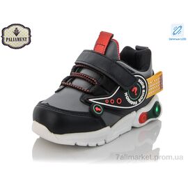Фотография Кроссовки детские модные Весна/осень WM452-5 LED (8 пар р.23-28) "PALIAMENT" недорого оптом от прямого поставщика