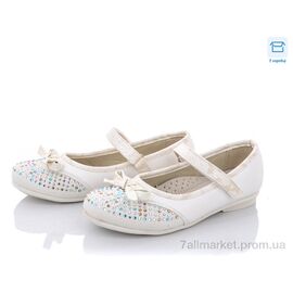 Туфлі дитячі зручні Весна/осінь 3206 white (6 пар р.27-32) "Style-baby-Clibee" недорого оптом від прямого постачальника