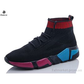 Кросівки жіночі модні Весна/осінь S02 red (8 пар р.36-41) "Башили" недорого оптом від прямого постачальника