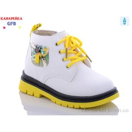 Черевики дитячі зручні Весна/осінь B7217-5 (8 пар р.26-30) "GFB-Канарейка" недорого оптом від прямого постачальника