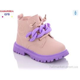 Черевики дитячі зручні Весна/осінь G1393-4 (8 пар р.21-25) "GFB-Канарейка" недорого оптом від прямого постачальника