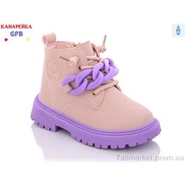 Черевики дитячі зручні Весна/осінь F2393-4 (8 пар р.26-30) "GFB-Канарейка" недорого оптом від прямого постачальника