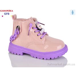 Черевики дитячі зручні Весна/осінь F2391-3 (8 пар р.26-30) "GFB-Канарейка" недорого оптом від прямого постачальника