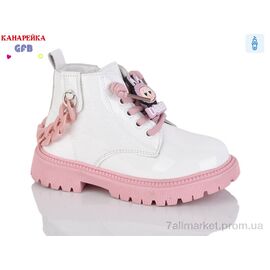 Черевики дитячі зручні Весна/осінь F2391-5 (8 пар р.26-30) "GFB-Канарейка" недорого оптом від прямого постачальника