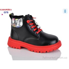 Черевики дитячі зручні Весна/осінь F2395-1 (8 пар р.26-30) "GFB-Канарейка" недорого оптом від прямого постачальника