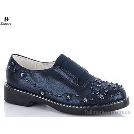 Фотография Туфли детские удобные Весна/осень 006-50 d.blue (8 пар р.31-37) "Башили" недорого оптом от прямого поставщика