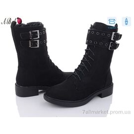 Черевики жіночі стильні Весна/осінь 537-7-1 (6 пар р.37-41) "Aba" недорого оптом від прямого постачальника