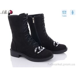 Черевики жіночі стильні Весна/осінь 537-8-1 (6 пар р.37-41) "Aba" недорого оптом від прямого постачальника