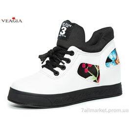 Снікерси жіночі молодіжні Весна/осінь 700-2 (6 пар р.36-40) "Veagia-ADA" недорого оптом від прямого постачальника