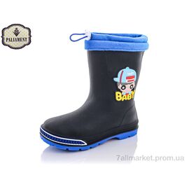 Фотография Резиновая обувь детская Весна/осень W70-1 рез. (10 пар р.31-35) "PALIAMENT" недорого оптом от прямого поставщика