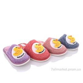Фотография Тапки детские домашние Весна/осень DF222 mix (12 пар р.30-35) "Deshman" недорого оптом от прямого поставщика