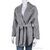 Пальто жіноче Весна/осінь 1590 grey (4 шт. р.сітка36-42) "Gelsomino" недорого оптом від прямого постачальника
